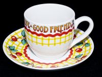 Mary Engelbreit LIFE HAS NO BLESSINGS LIKE GOOD FRIENDS Cup & Saucer Set